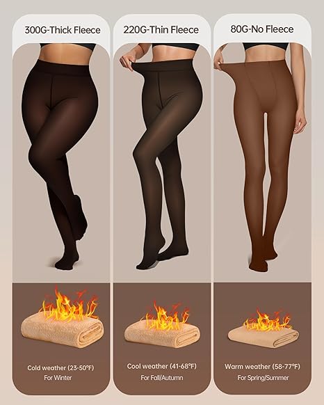2 Pairs Fake Translucent Tights